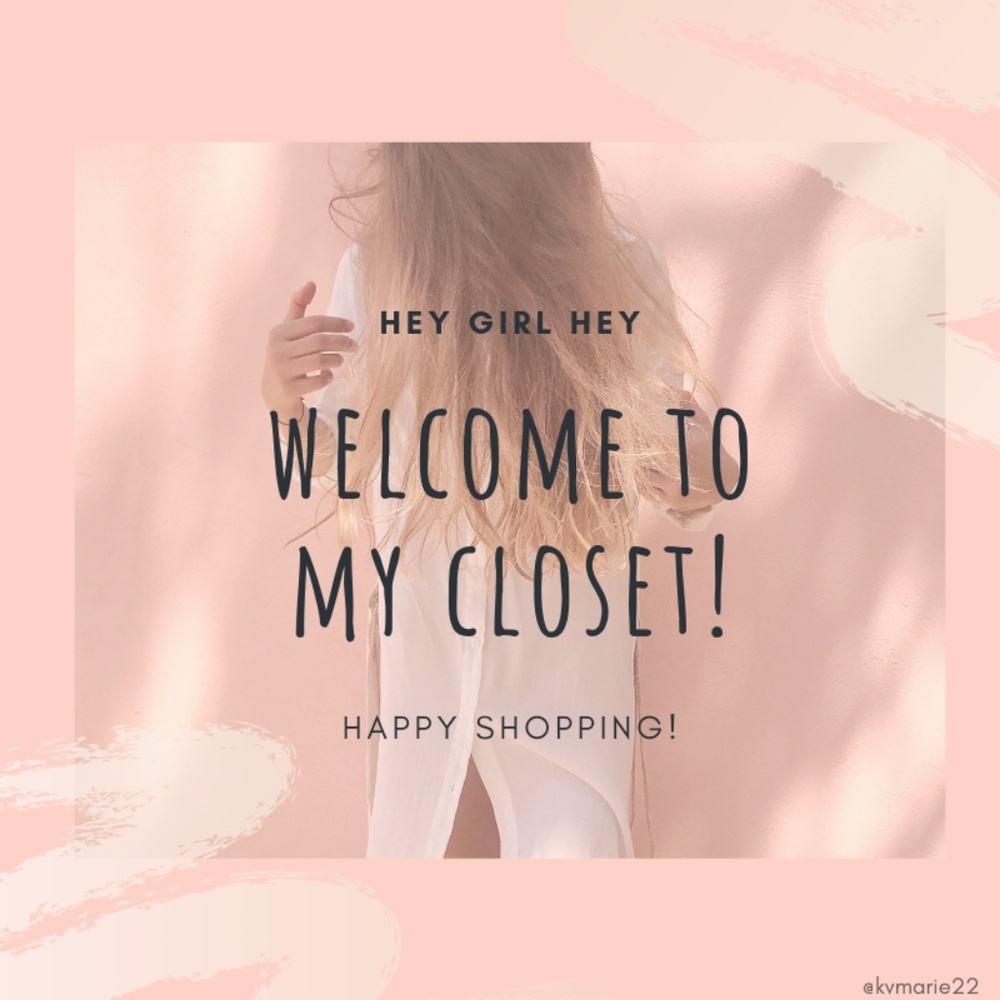 Welcome to my closet!
